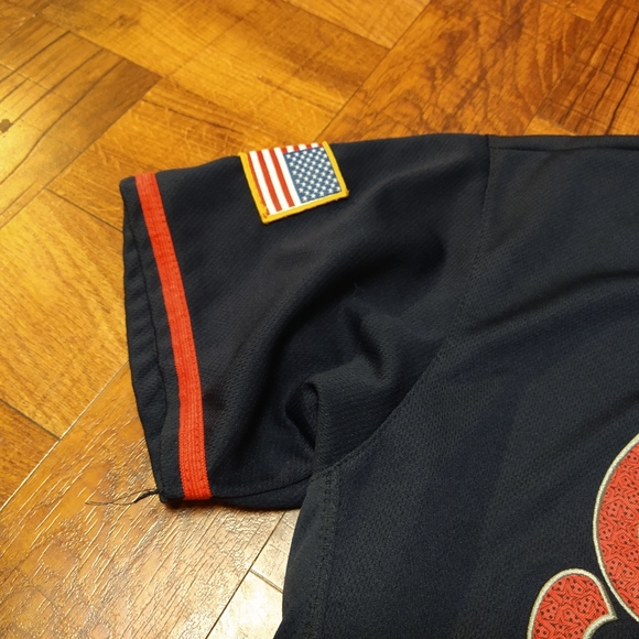 Cleveland Indians Majestic Francisco Lindor Button Baseball Jersey Men's Size 40 - Picture 3 of 7